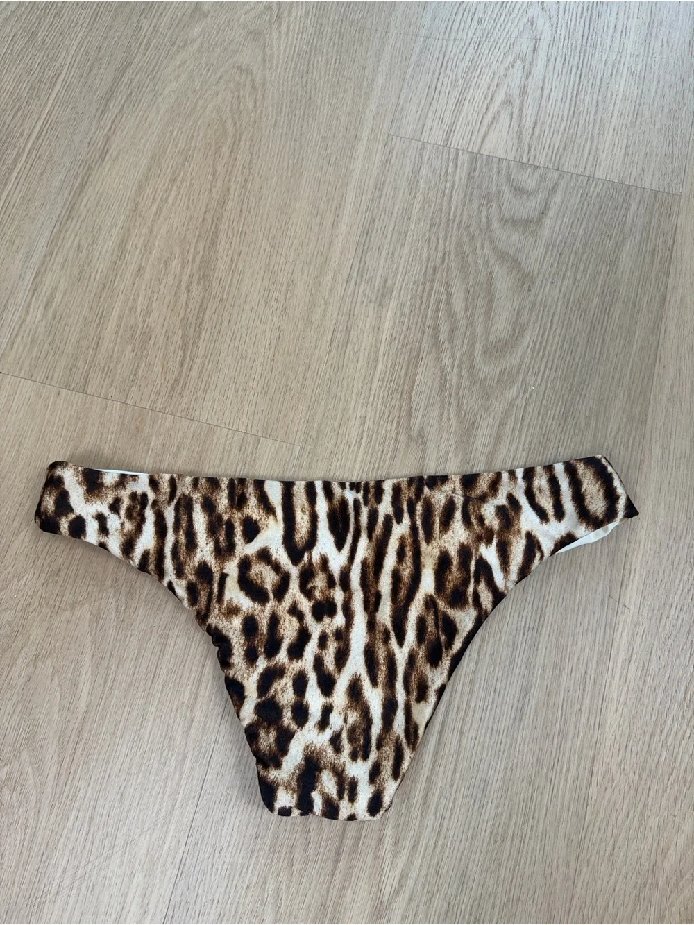 Monday Swimwear Clovelly Leopard Print Bikini Bottom M